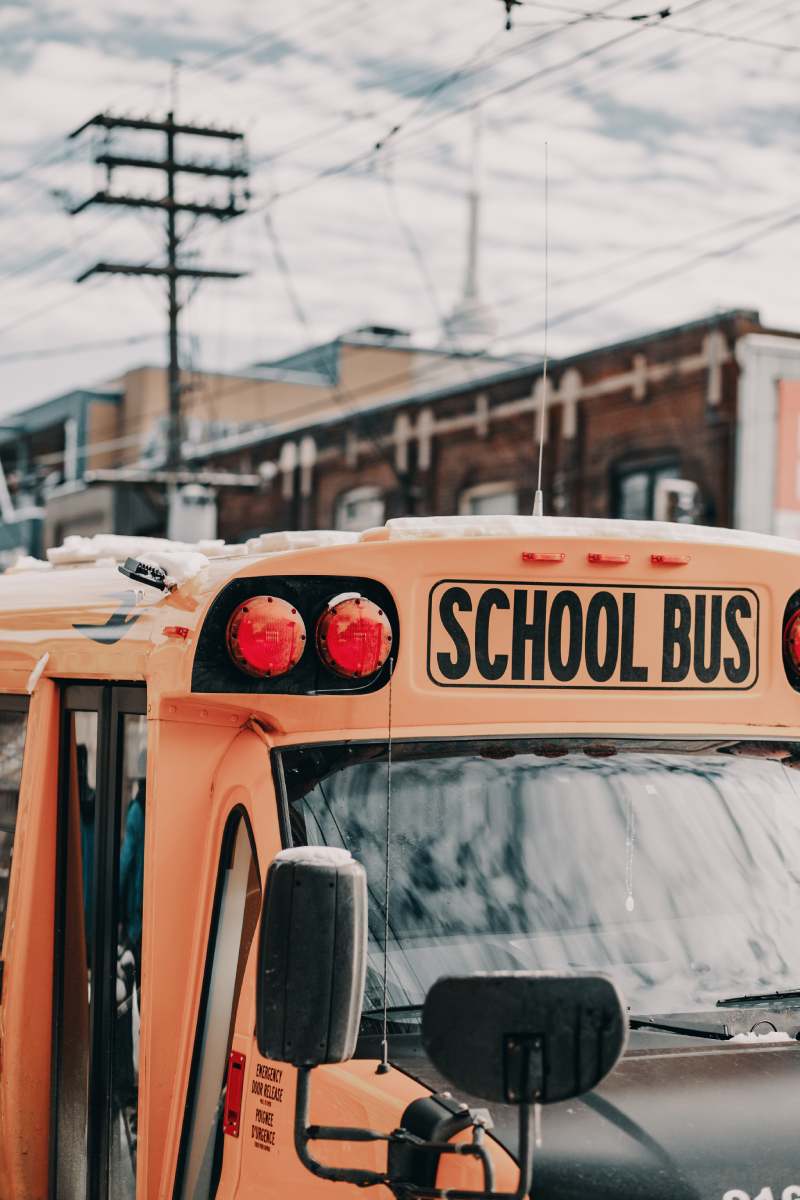 SchoolBus in the street