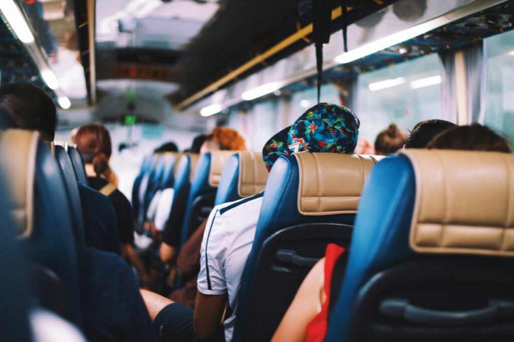 Greyhound bus seats