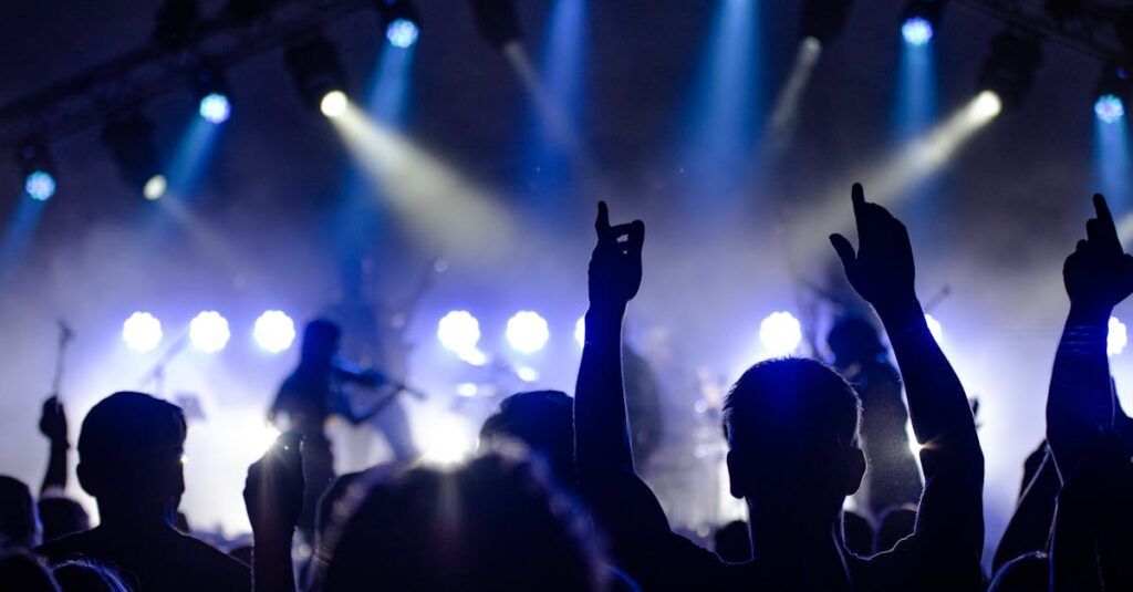 Photo of People Watching a Concert