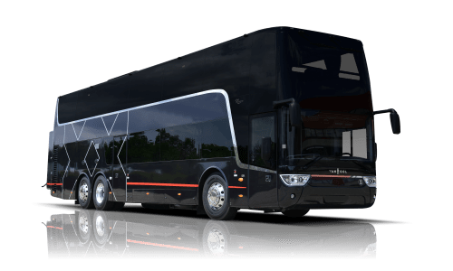 charter bus rental with driver